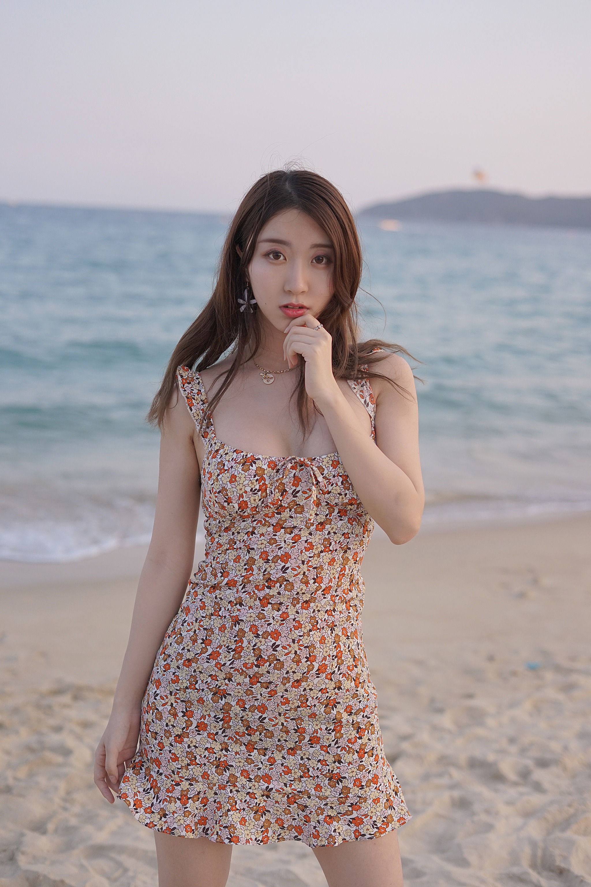 图片[1]-黑川 – NO.075 海岛之旅真爱版-碎花连衣裙[19P]-XikXak